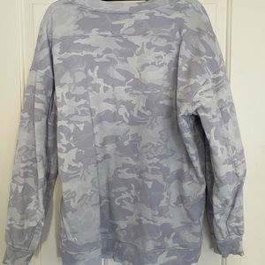 Lululemon Oversized Sweatshirt, Gray Camo